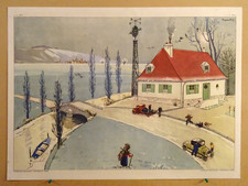 Affiche scolaire Rossignol Dans les pays chauds /  il gèle