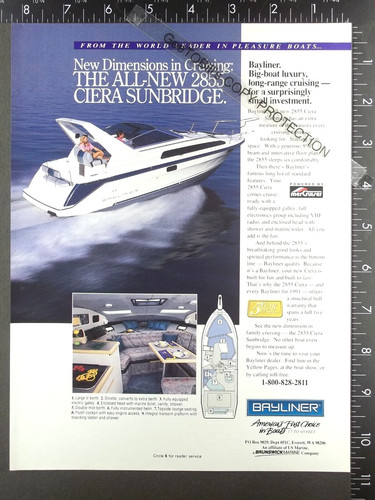 1991 advertising for bayliner - 1991,