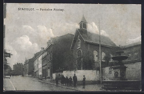 Cpa stavelot fontaine nicolay - cpa,