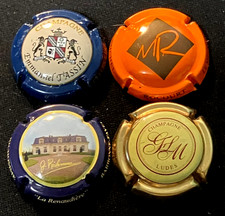 lot de 4 capsules de champagne