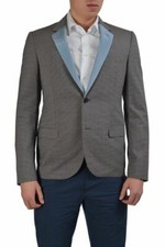  Lanvin Wool Multi-Color Checkered Two Button Men's Blazer Sz 38 40 42