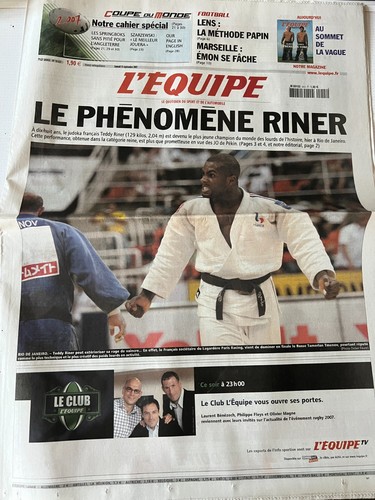 Equipe journal 09 2007 - l'equipe, 15/09/2007