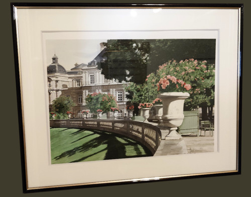 Magnifique grande aquarelle