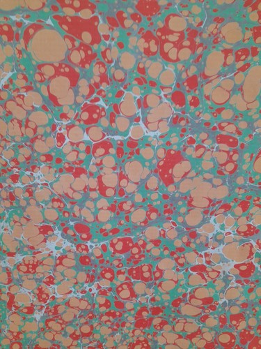 Papier marbré cuve - la,