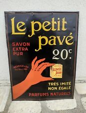 Plaque tole lithographiée