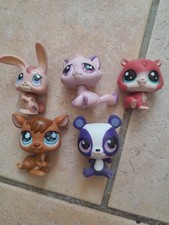 Lot 5 figurines Littlest Pet