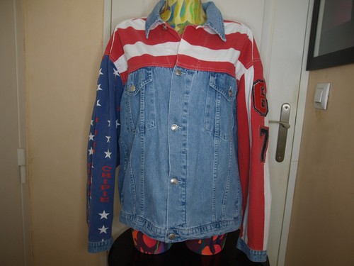 Blouson vintage jean - blouson, en