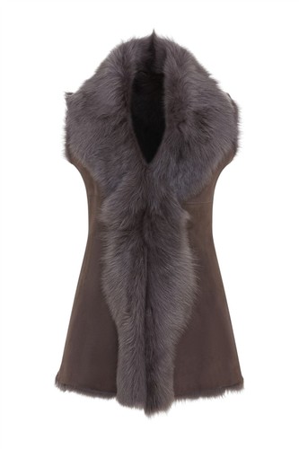 Gilet peau mouton - peau, de