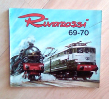RIVAROSSI catalogue Ech Ho/O loco/wagon/accessoires année 1969-70