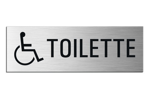 Plaque panneau toilette - plaque, wc