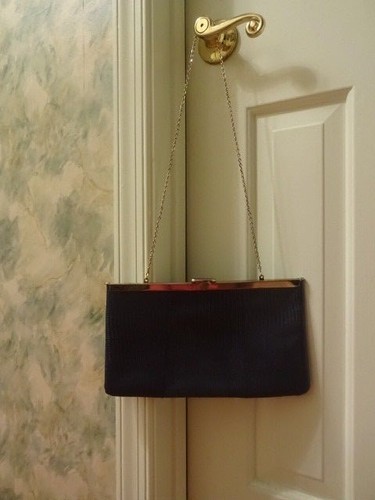 Vintage navy blue snake - vintage,