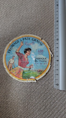étiquette ancienne camembert - Étiquette,