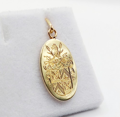 Pendentif antique 14k - pendentif,