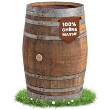 Barrique de vin en bois de