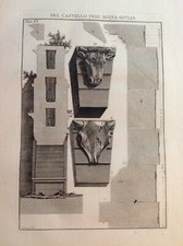 Giovanni Battista Piranesi - Eau-Forte "Élévation Du Mur"