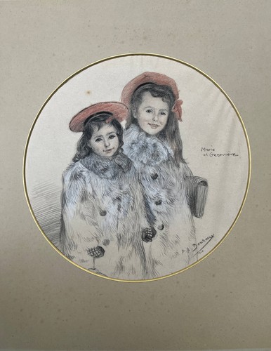 Tableau dessin les deux - tableau,
