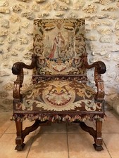  Fauteuil/fauteuil français Louis XIV 