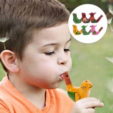 Lot de 6 sifflets en céramique pour oiseaux : sifflets colorés pour enfants,