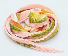 Foulard Hermès plissé en