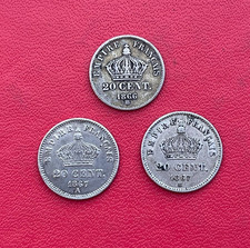 France. Beau lot de 3 monnaies