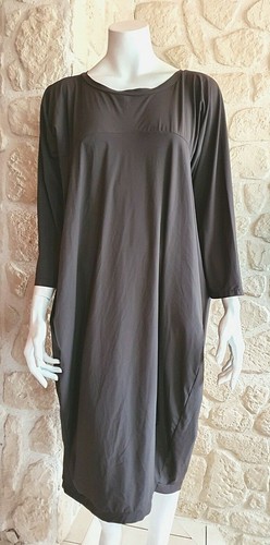 Robe marron ample - , neuve