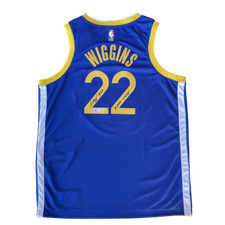 Maillot NBA Nike Swingman Golden State Warriors signé par Andrew Wiggins (JSA)
