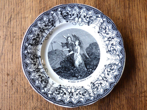 Assiette parlante creil - parlante, et