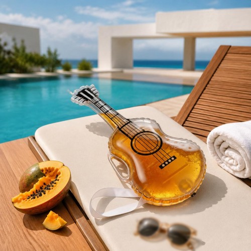 Guitare transparente portable - guitare,