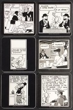 TINTIN Lot de 6 sous-verres en