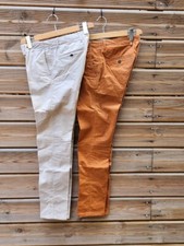 (E026 830) Jules Men Lot 2 Pantalons Chinos Slim 36