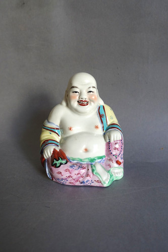 Statuette bouddha rieur - bouddha, en