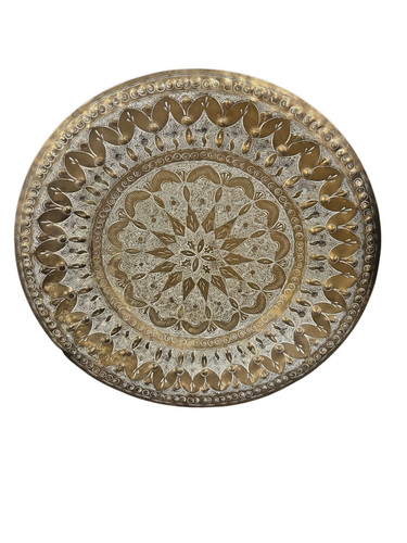 Ancienne plateau bronze thé - ancienne,