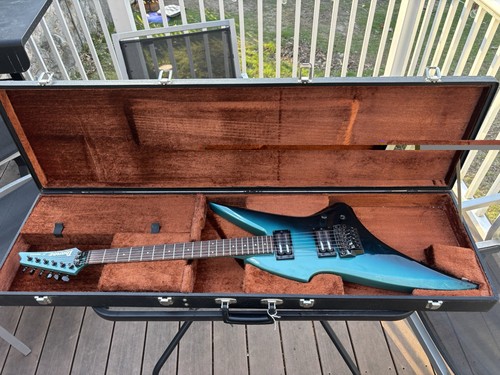 1985 ibanez xv500 teal - xv500, teal/blue