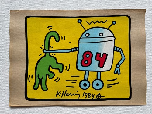 Keith haring dessin sur - sur, papier