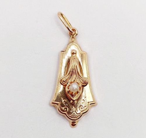 Pendentif antique rose - antique, or
