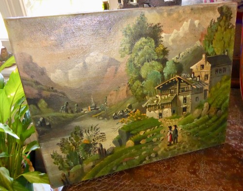 Ecole suisse peinture huile - suisse,