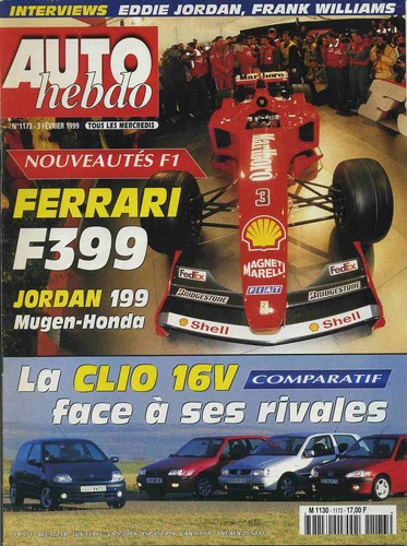 Auto hebdo 1173 02 - auto, 03/02/1999