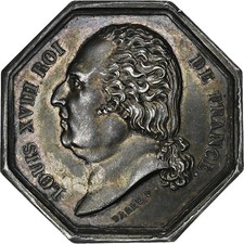 France, Jeton, Louis XVIII