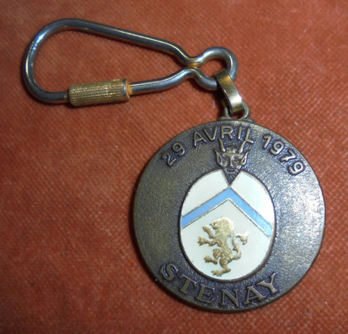 Porte clés stenay émaillé - porte-clés,