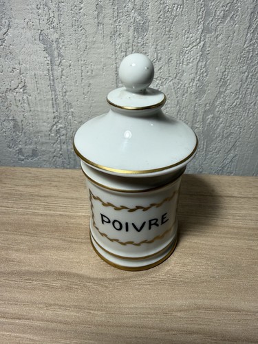 Pot poivre porcelaine - pot,