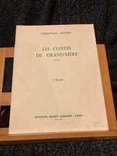 Christian Manen Les Contes de Grand'Mère 1er recueil partition piano Lemoine