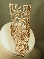 BAGUE DE MARIAGE ARGENT MASSIF VERMEIL STERLING WEDDING RING T51