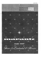 Service Manuel D'Instructions pour Marantz 4400