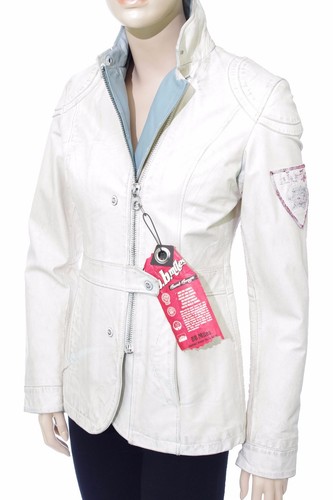 Perfecto cuir blanc - , vintage