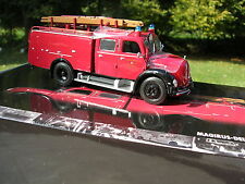 MINICHAMPS 1/43 CAMION POMPIERS 1959 MAGIRUS-DEUTZ MERKUR TLF16 "Ville d'Ulm"