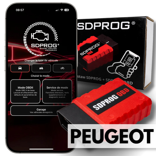 Kit diagnostic peugeot - kit,
