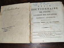 Livre ancien/Dictionnaire des