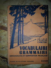 vocabulaire grammaire