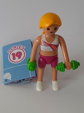 Playmobil série 19 personnage sportive pour maison gymnase sport city life