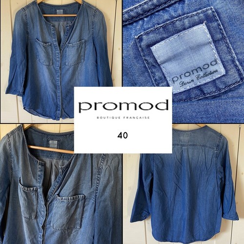 Chemise lyocell jean promod - chemise,